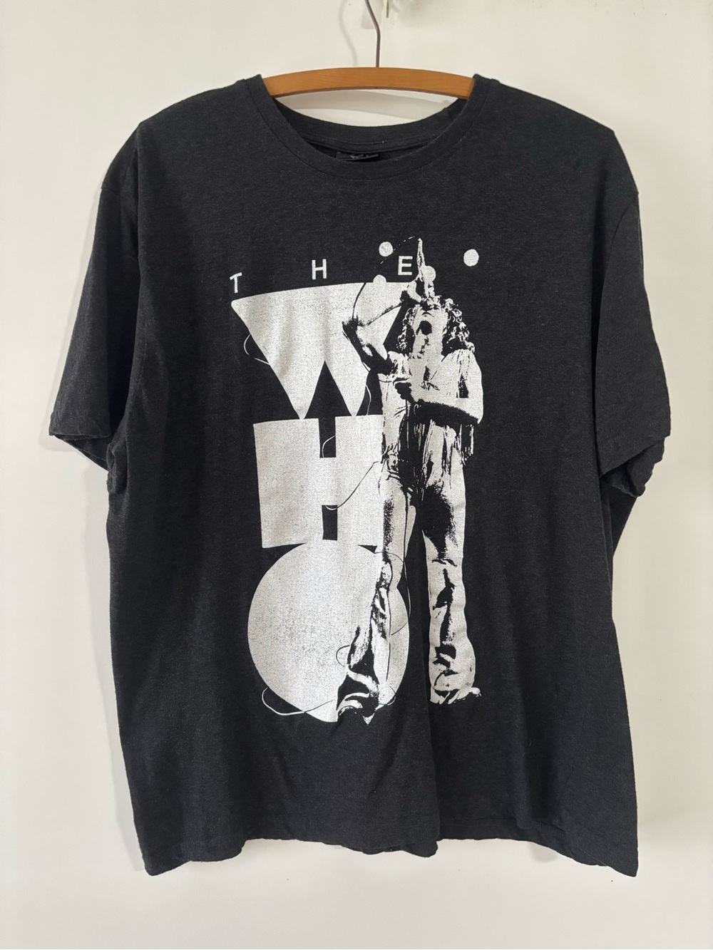 Black Graphic Short-Sleeve Band Tee - The Who Style